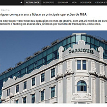 TTR: Garrigues comea o ano a liderar as principais operaes de M&A